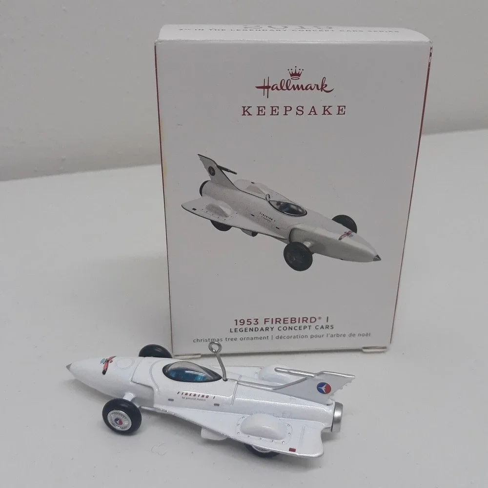 GM Firebird 1 1953 Legendary Concept Car Metal 2019 Hallmark Keepsake Ornament - Picture 2 of 8